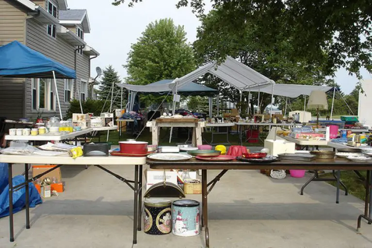 How To Set Up Your Garage Sale Layout Tips For More Money Best   How To Set Up Garage Sale 767x511 