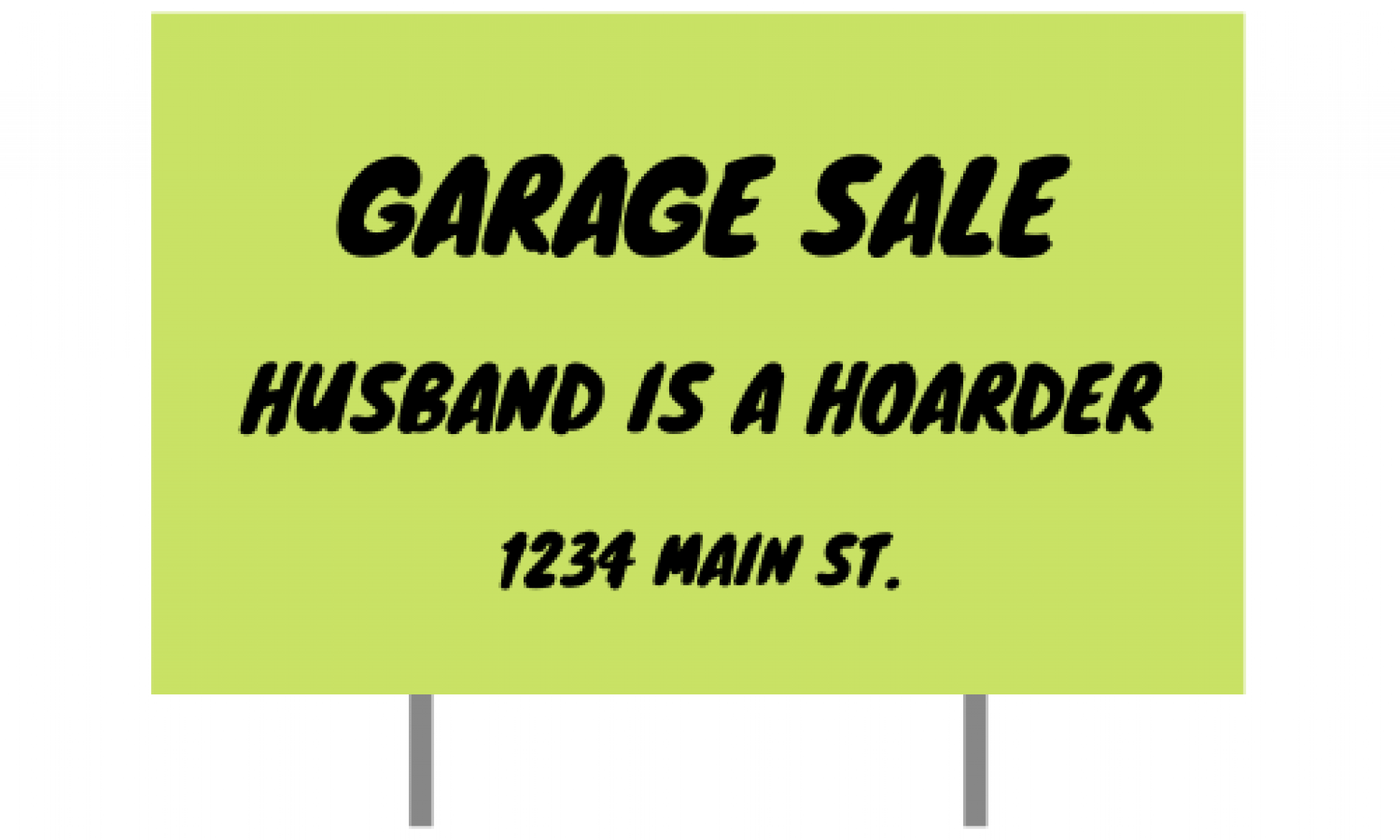 11 Funny Yard Sale Signs For 2023 Best Garage Sale Tips More