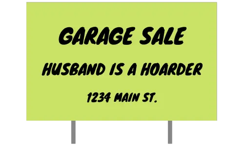 husband is a hoarder sign